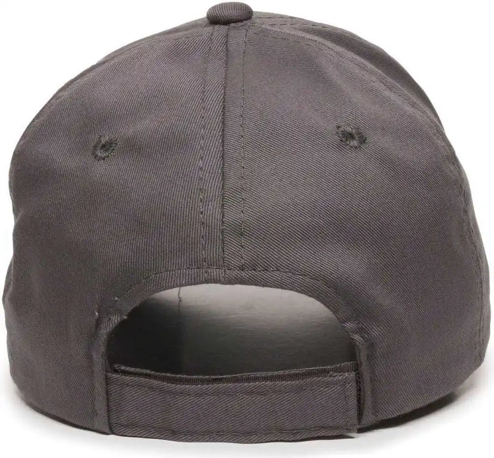 Oc Sports Gl-271 Team Adjustable Custom Baseball Caps - Graphite - Dark Gray / 6 3/8’’ - 7’’