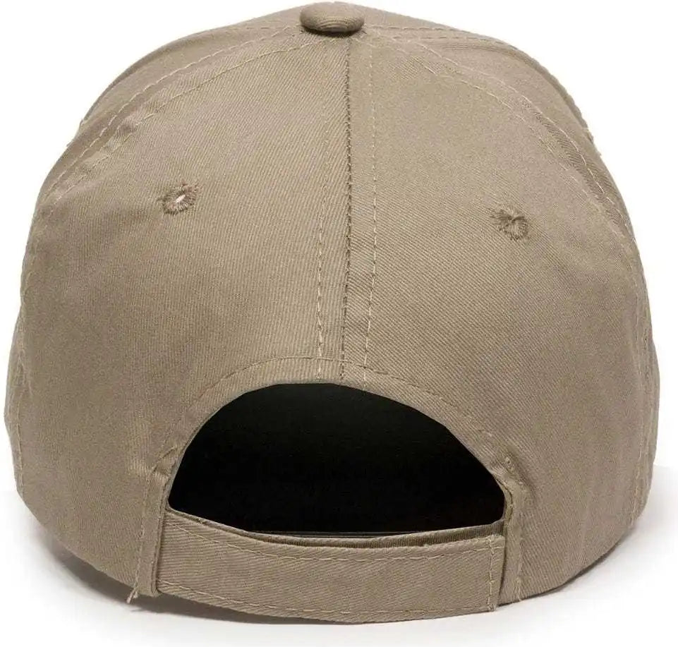 Oc Sports Gl-271 Team Adjustable Custom Baseball Caps - Khaki - 6 7/8’’ - 7 1/2’’