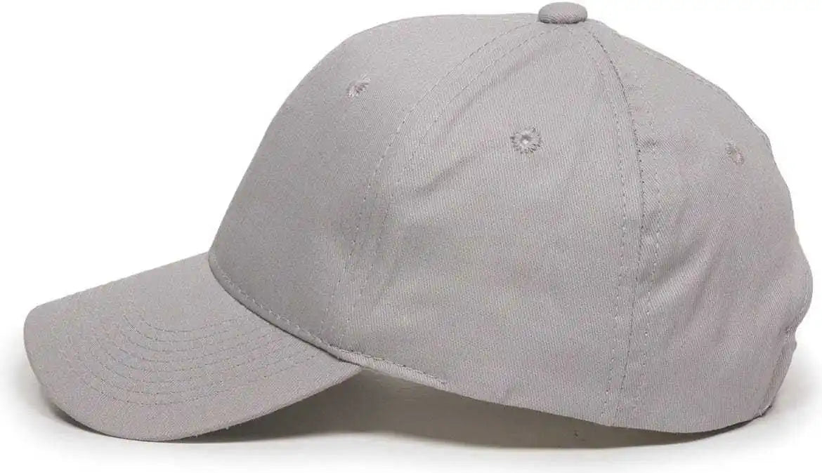Oc Sports Gl-271 Team Adjustable Custom Baseball Caps - Light Gray