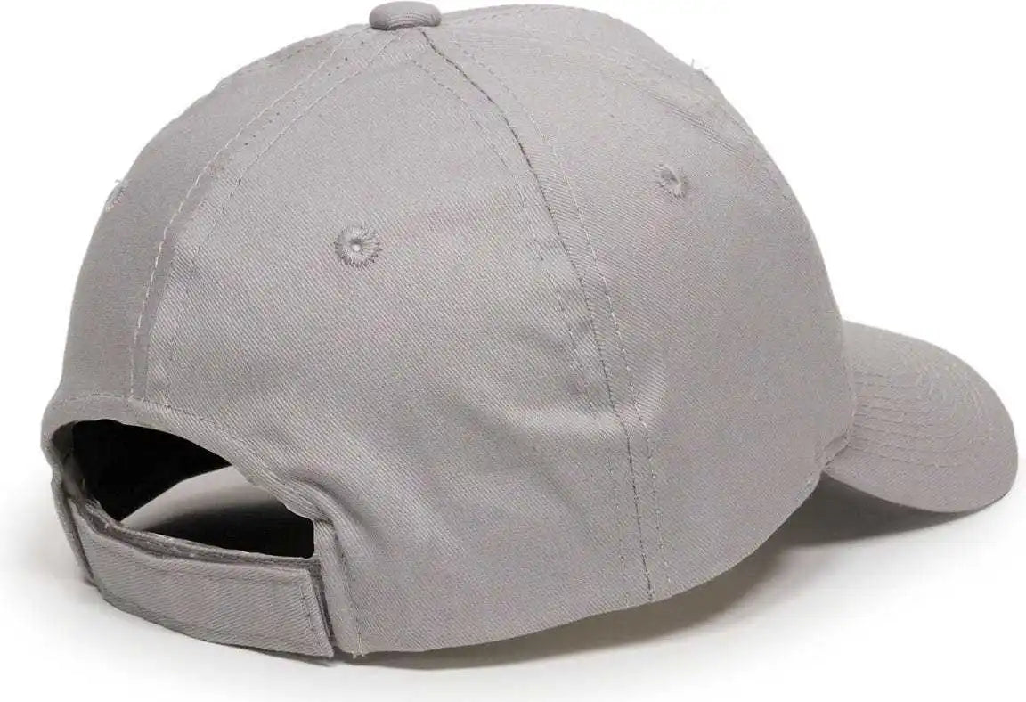 Oc Sports Gl-271 Team Adjustable Custom Baseball Caps - Light Gray