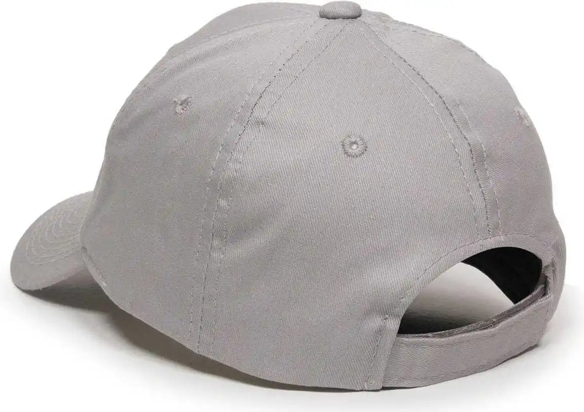 Oc Sports Gl-271 Team Adjustable Custom Baseball Caps - Light Gray