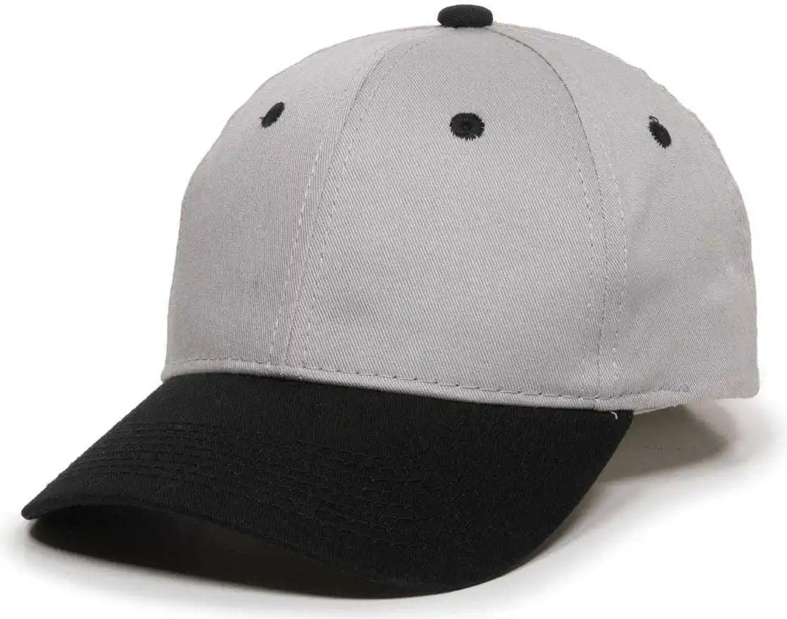 Oc Sports Gl-271 Team Adjustable Custom Baseball Caps - Lt Gray Navy