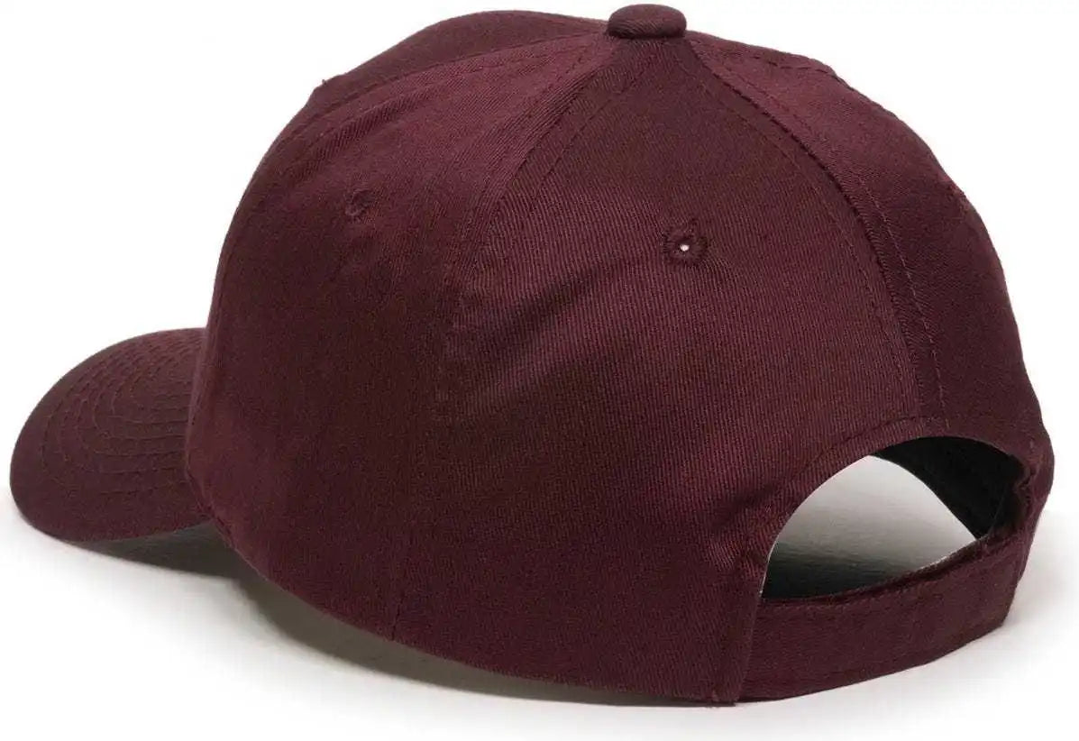 Oc Sports Gl-271 Team Adjustable Custom Baseball Caps - Maroon