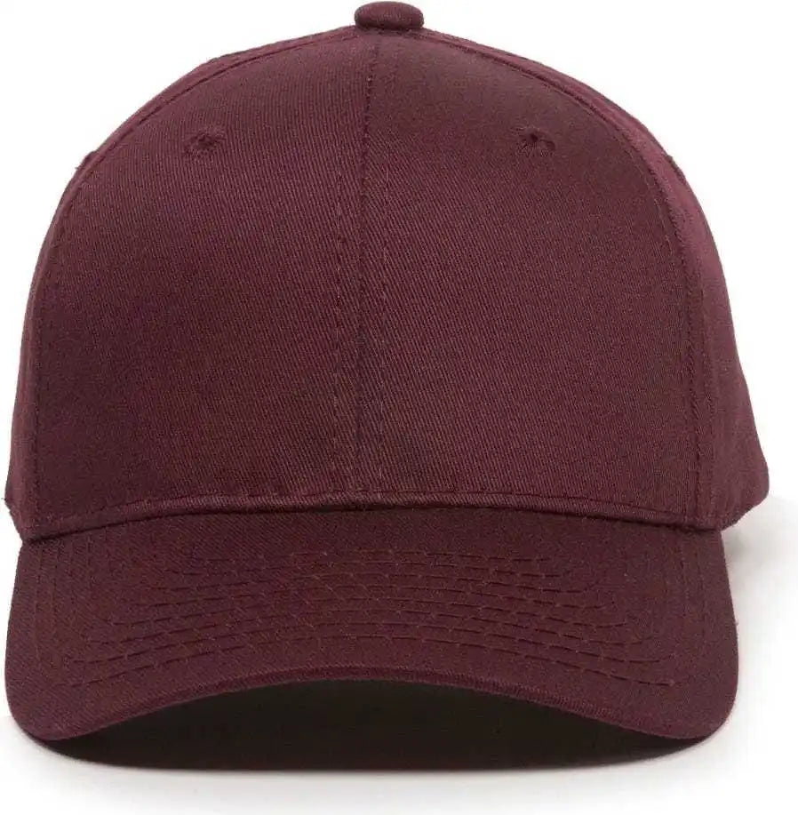 Oc Sports Gl-271 Team Adjustable Custom Baseball Caps - Maroon