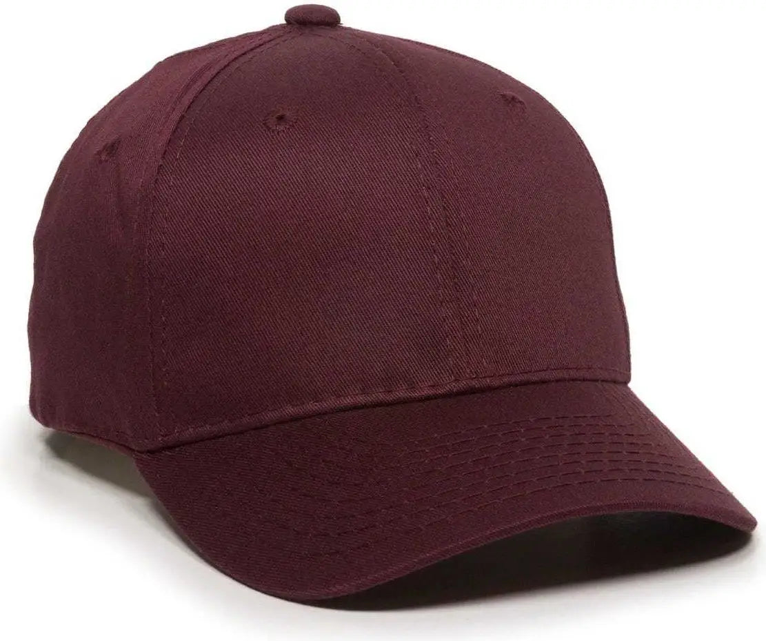 Oc Sports Gl-271 Team Adjustable Custom Baseball Caps - Maroon