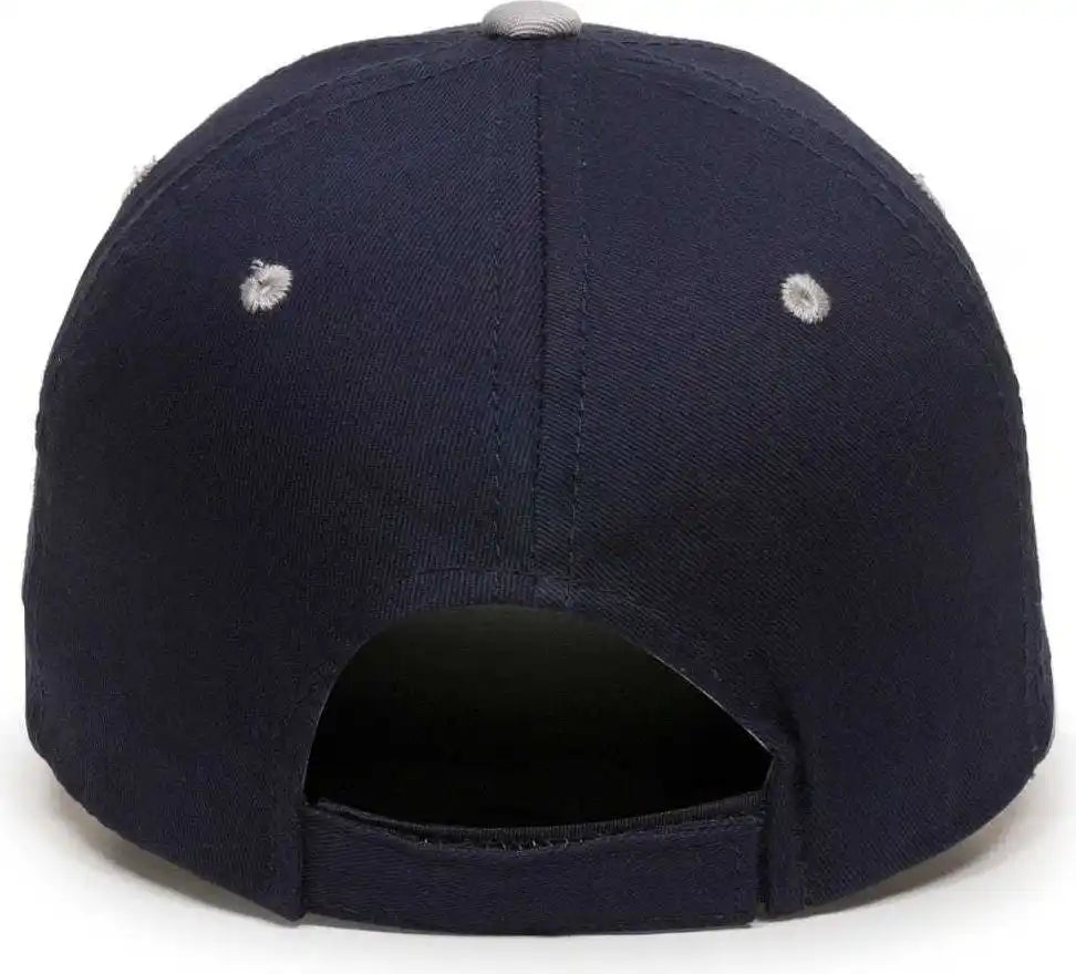 Oc Sports Gl-271 Team Adjustable Custom Baseball Caps - Navy Lt Gray