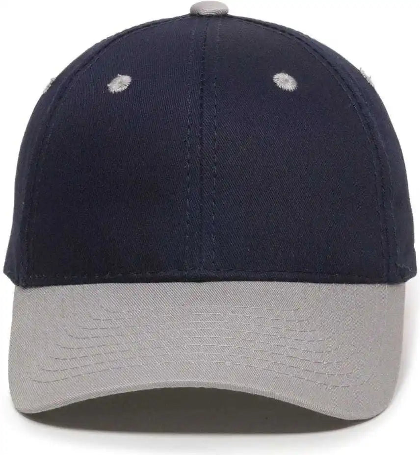 Oc Sports Gl-271 Team Adjustable Custom Baseball Caps - Navy Lt Gray