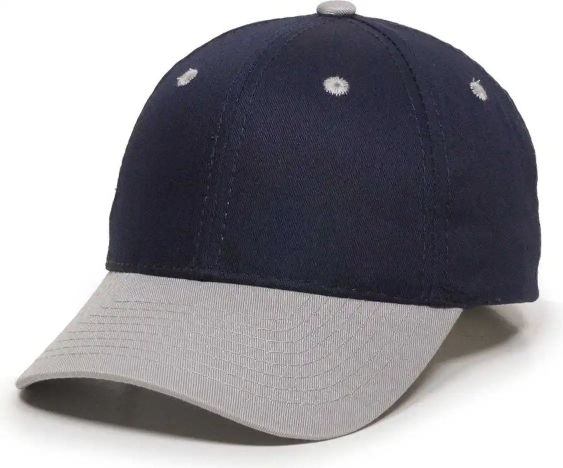Oc Sports Gl-271 Team Adjustable Custom Baseball Caps - Navy Lt Gray