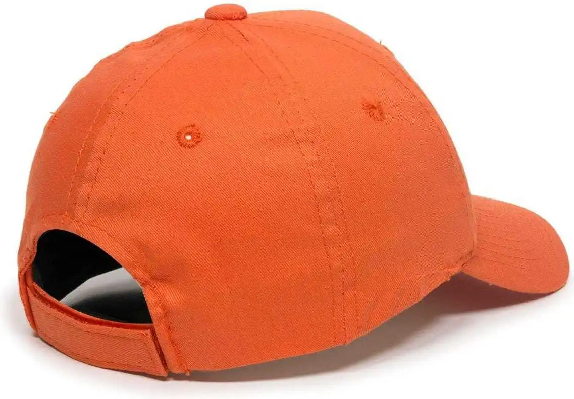 Oc Sports Gl-271 Team Adjustable Custom Baseball Caps - Orange