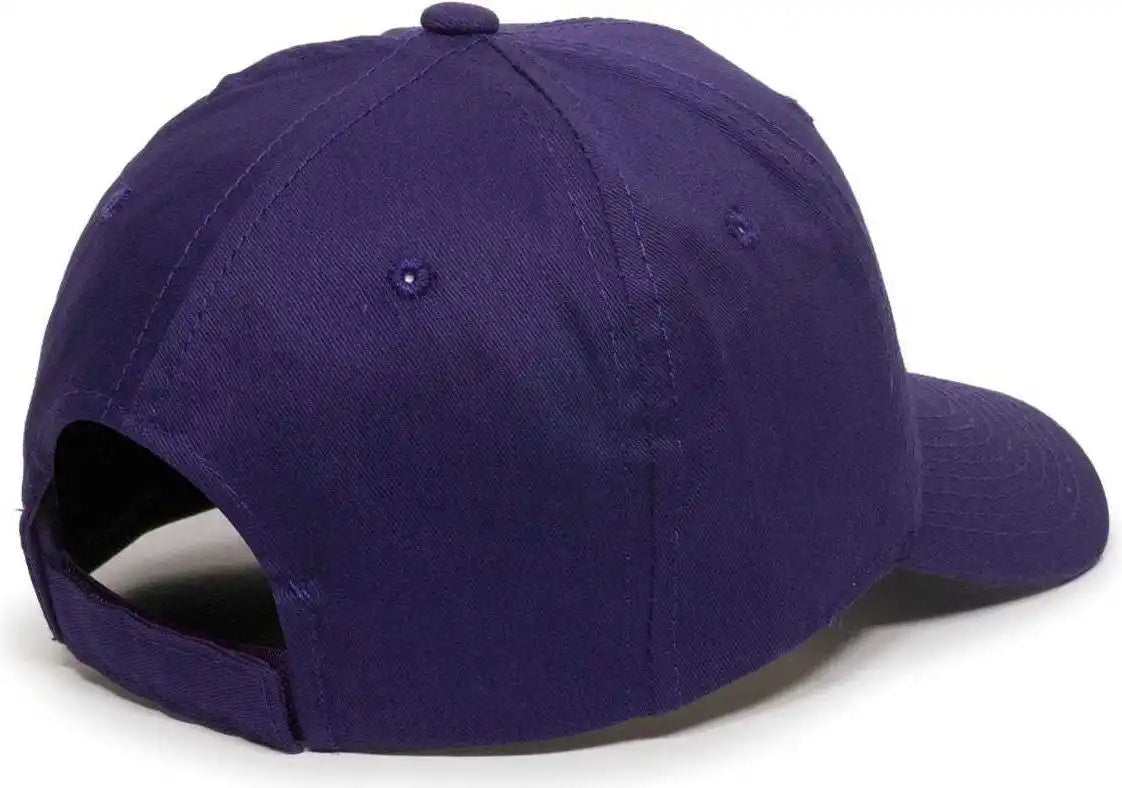 Oc Sports Gl-271 Team Adjustable Custom Baseball Caps - Purple