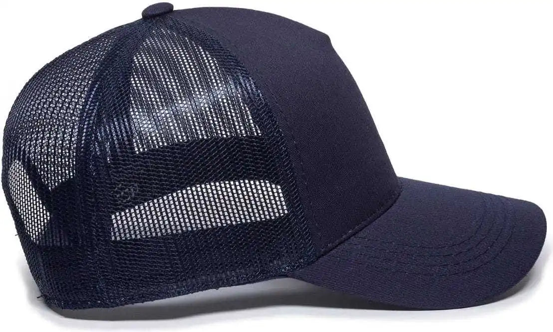 Oc Sports Gl-415 Adjustable Mesh Back Cap - Navy - 6 7/8’’ - 7 1/2’’