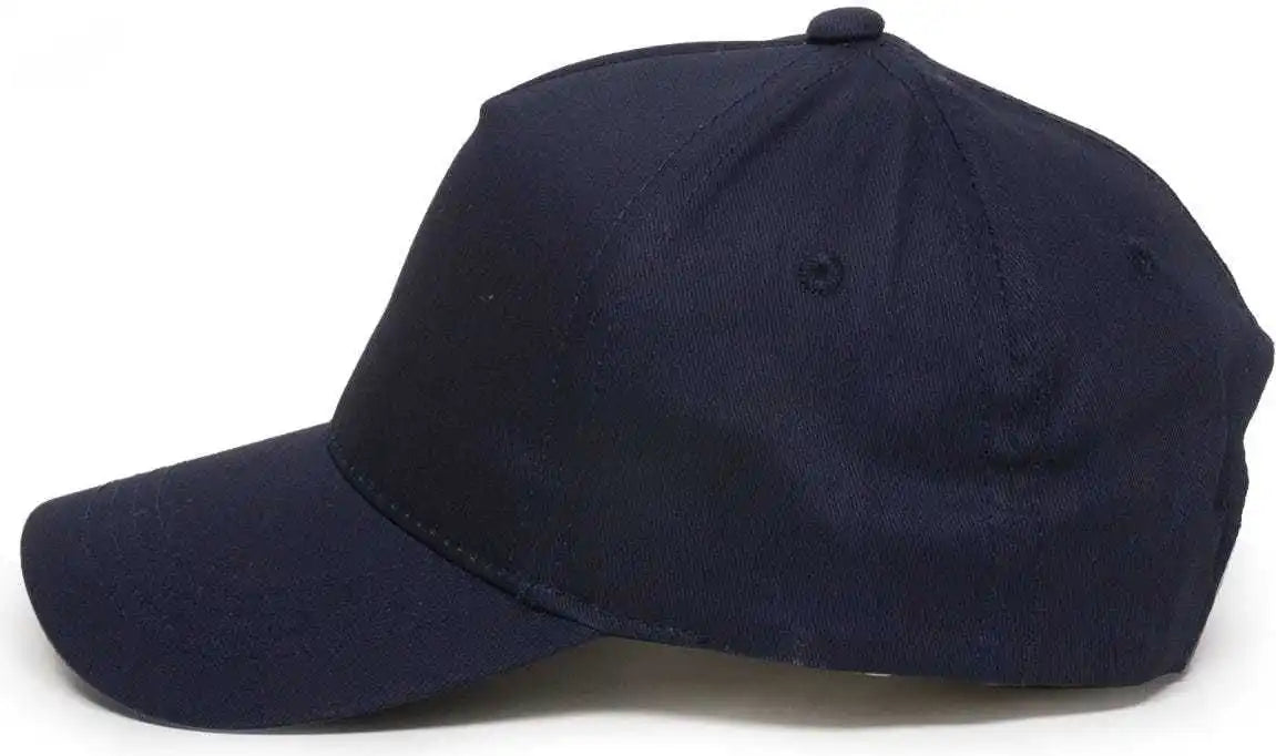 Oc Sports Gl-455 Team Adjustable Single Snap Closure Cap - Navy