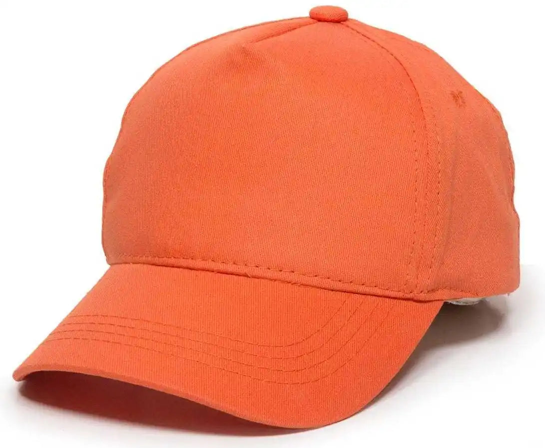 Oc Sports Gl-455 Team Adjustable Single Snap Closure Cap - Orange