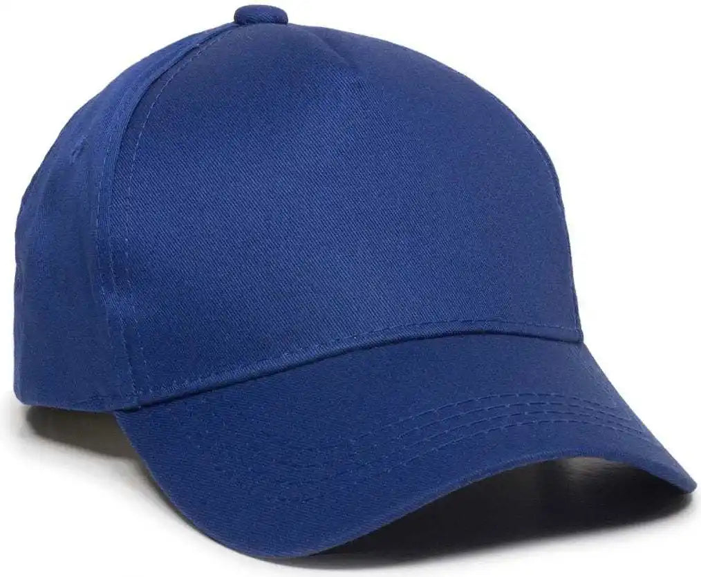 Oc Sports Gl-455 Team Adjustable Single Snap Closure Cap - Royal - 6 3/8’’ - 7’’