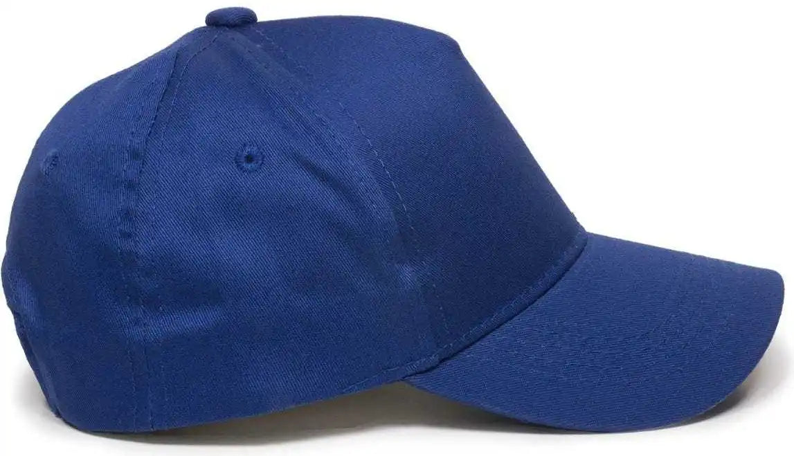 Oc Sports Gl-455 Team Adjustable Single Snap Closure Cap - Royal