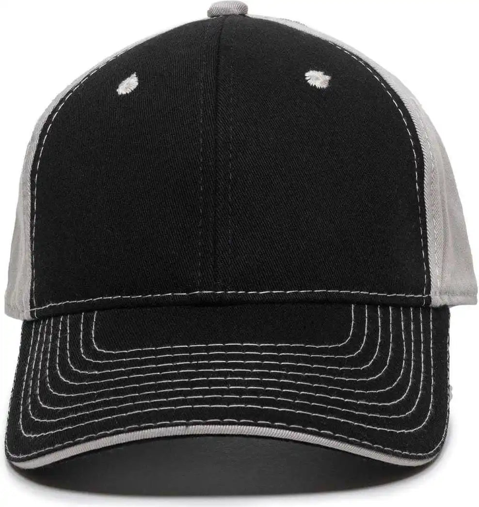 Oc Sports Gwt-101 Adjustable Cap - Black Grey - Gray / 6 7/8’’ - 7 1/2’’