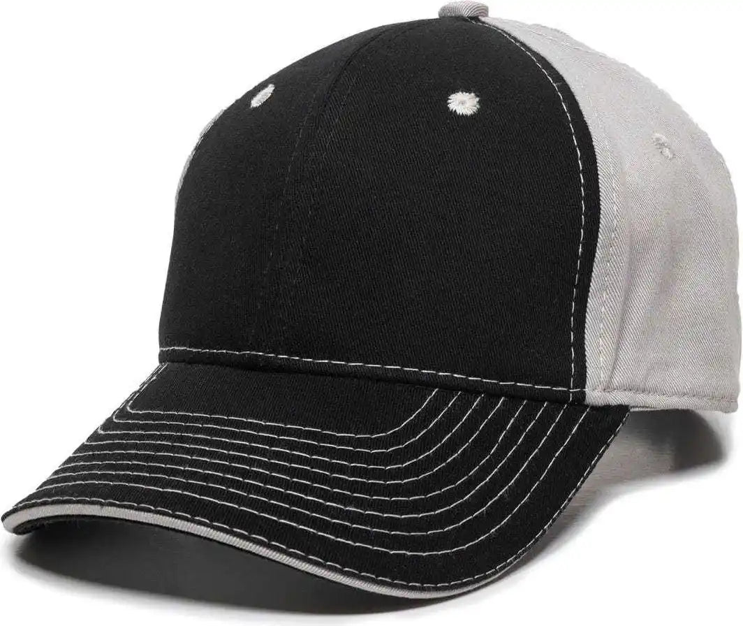 Oc Sports Gwt-101 Adjustable Cap - Black Grey - Gray / 6 7/8’’ - 7 1/2’’