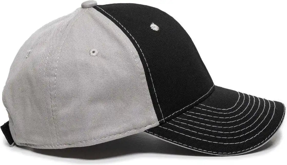 Oc Sports Gwt-101 Adjustable Cap - Black Grey - Gray / 6 7/8’’ - 7 1/2’’
