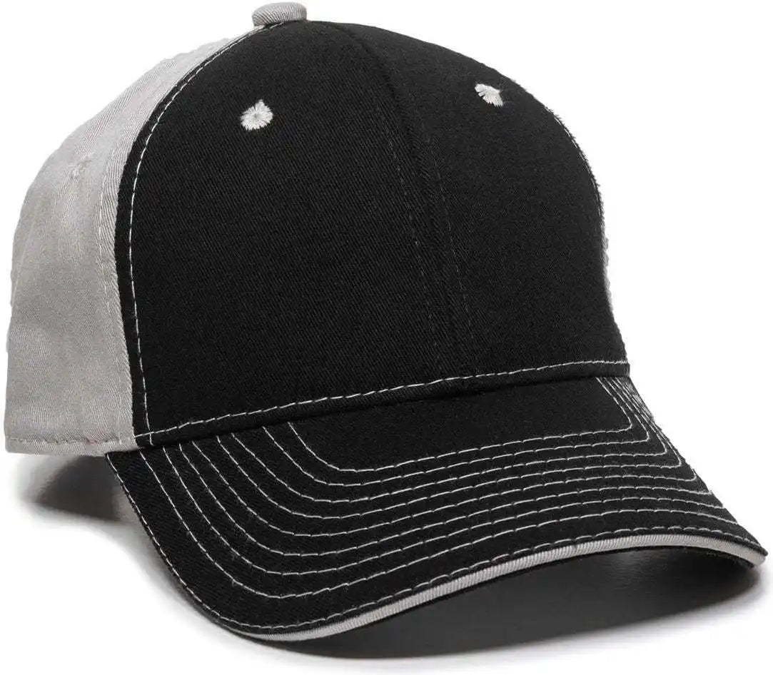 Oc Sports Gwt-101 Adjustable Cap - Black Grey - Gray / 6 7/8’’ - 7 1/2’’