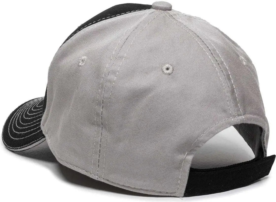 Oc Sports Gwt-101 Adjustable Cap - Black Grey