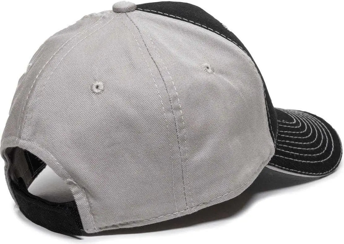 Oc Sports Gwt-101 Adjustable Cap - Black Grey