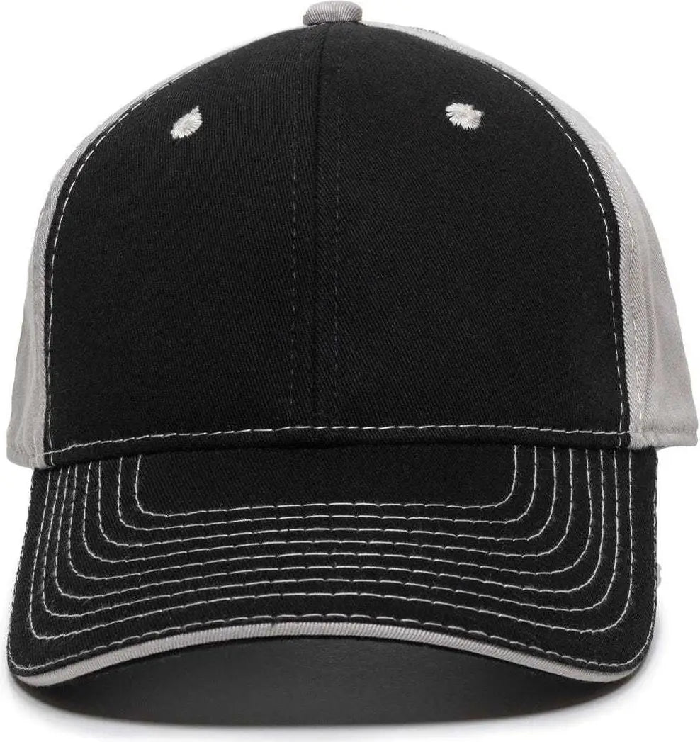 Oc Sports Gwt-101 Adjustable Cap - Black Grey