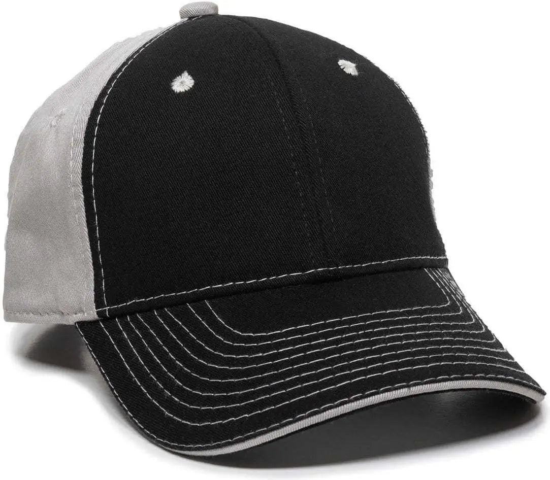 Oc Sports Gwt-101 Adjustable Cap - Black Grey