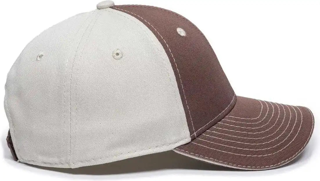 Oc Sports Gwt-101 Adjustable Cap - Brown Putty - Sand / 6 7/8’’ - 7 1/2’’