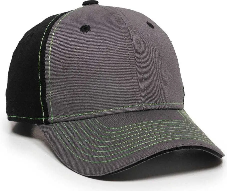 Oc Sports Gwt-101 Adjustable Cap - Charcoal Black