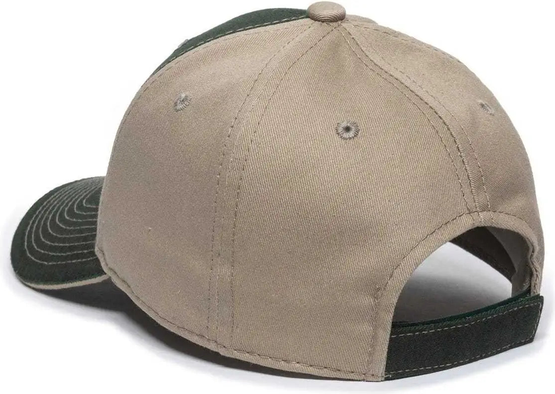 Oc Sports Gwt-101 Adjustable Cap - Dark Green Khaki