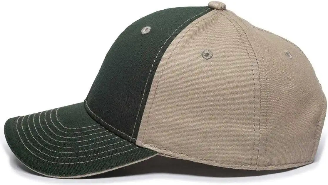 Oc Sports Gwt-101 Adjustable Cap - Dark Green Khaki - Forest / 6 7/8’’ - 7 1/2’’