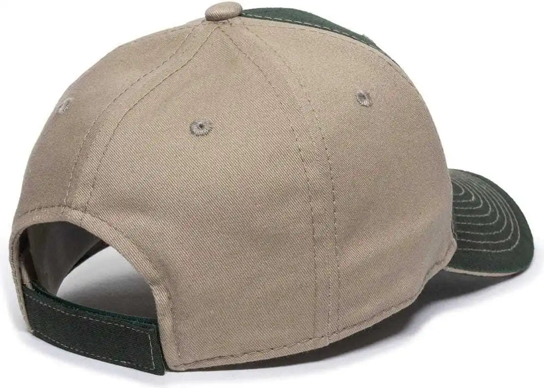 Oc Sports Gwt-101 Adjustable Cap - Dark Green Khaki - Forest / 6 7/8’’ - 7 1/2’’