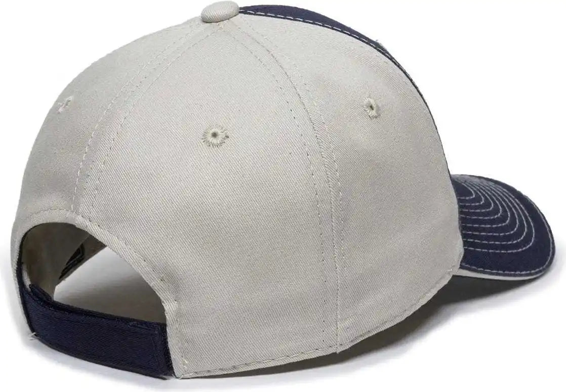 Oc Sports Gwt-101 Adjustable Cap - True Navy Putty - Sand / 6 7/8’’ - 7 1/2’’