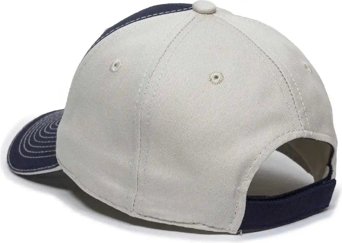 Oc Sports Gwt-101 Adjustable Cap - True Navy Putty - Sand / 6 7/8’’ - 7 1/2’’