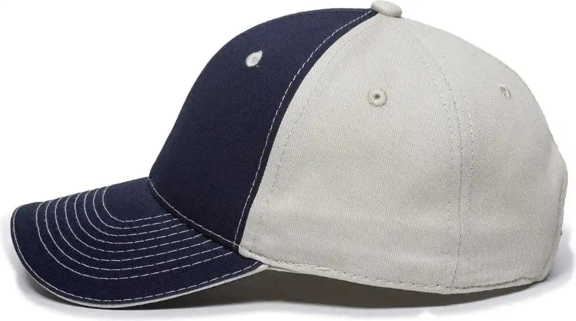 Oc Sports Gwt-101 Adjustable Cap - True Navy Putty - Sand / 6 7/8’’ - 7 1/2’’
