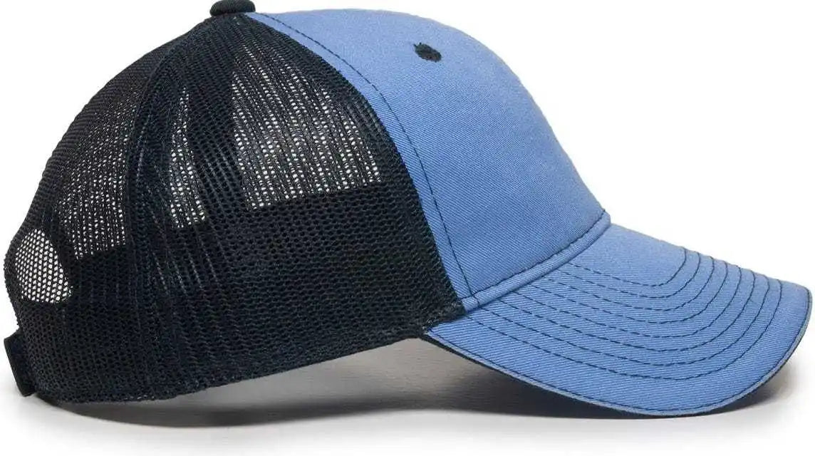 Oc Sports Gwt-101m Adjustable Mesh Back Cap - Bay Blue Navy - 6 7/8’’ - 7 1/2’’