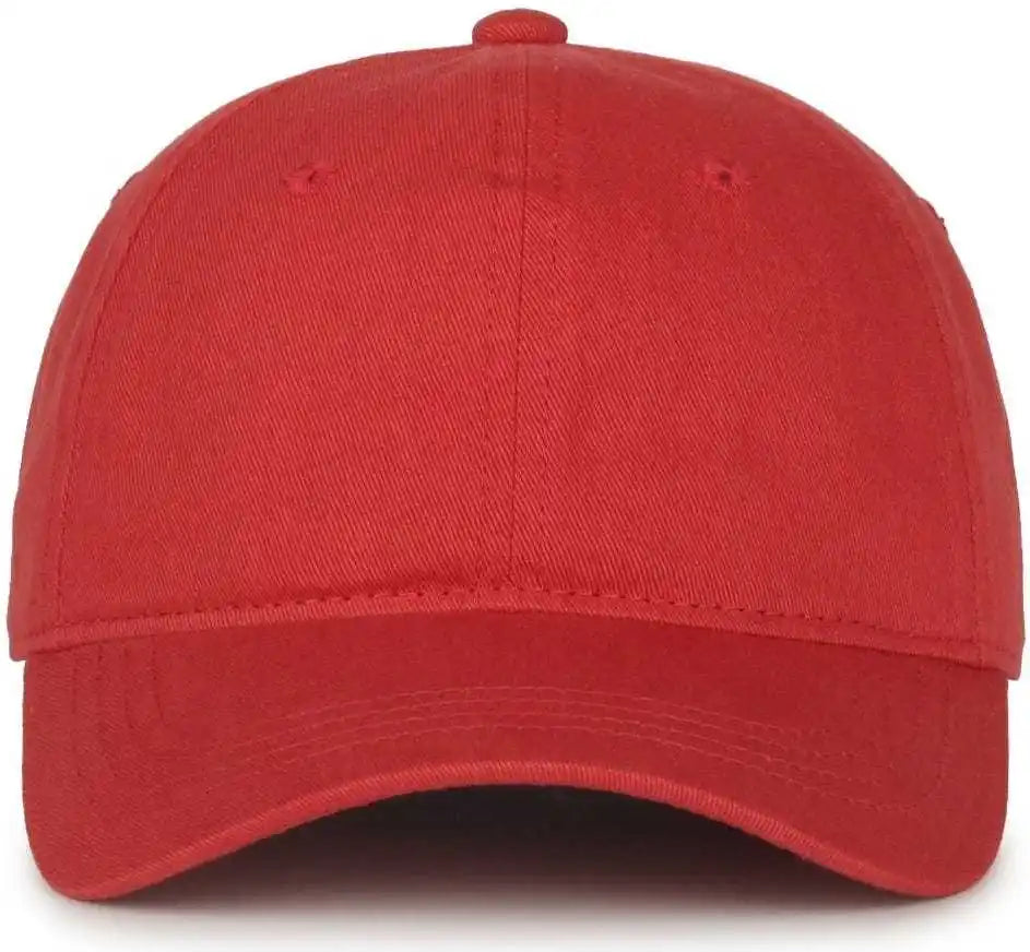 Oc Sports Gwt-111 Adjustable Strap Garment Wash Cotton Cap - Nantucket - Cardinal / 6 7/8’’ - 7 1/2’’