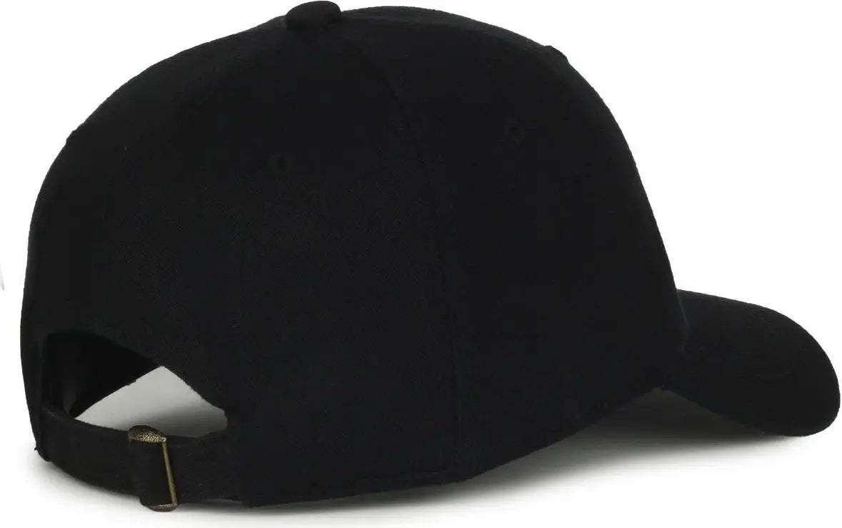 Oc Sports Gwt-111 Adjustable Strap Garment Wash Cotton Cap - Black