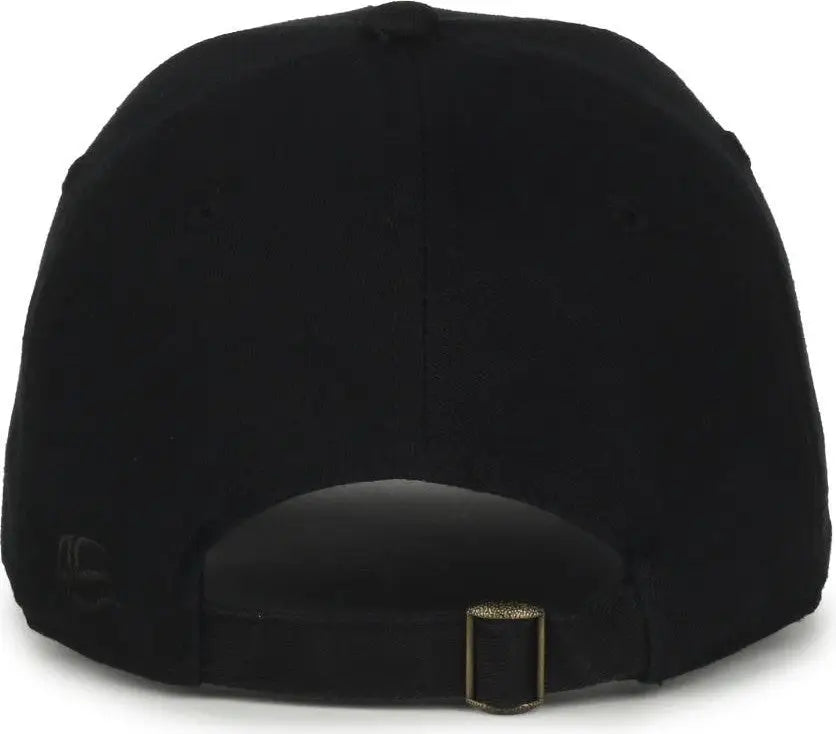 Oc Sports Gwt-111 Adjustable Strap Garment Wash Cotton Cap - Black