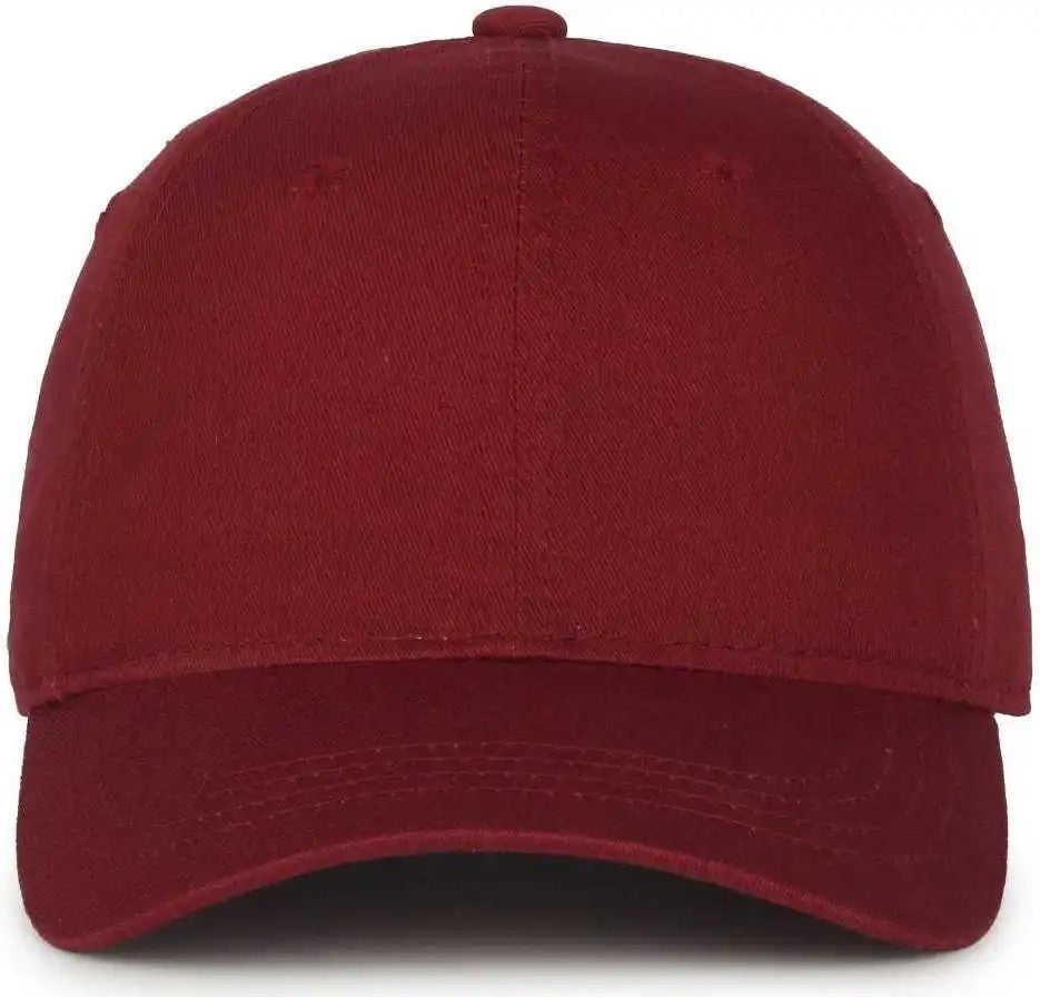 Oc Sports Gwt-111 Adjustable Strap Garment Wash Cotton Cap - Burgundy - Maroon / 6 7/8’’ - 7 1/2’’