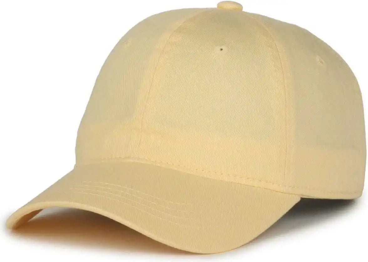 Oc Sports Gwt-111 Adjustable Strap Garment Wash Cotton Cap - Butter - Sand / 6 7/8’’ - 7 1/2’’