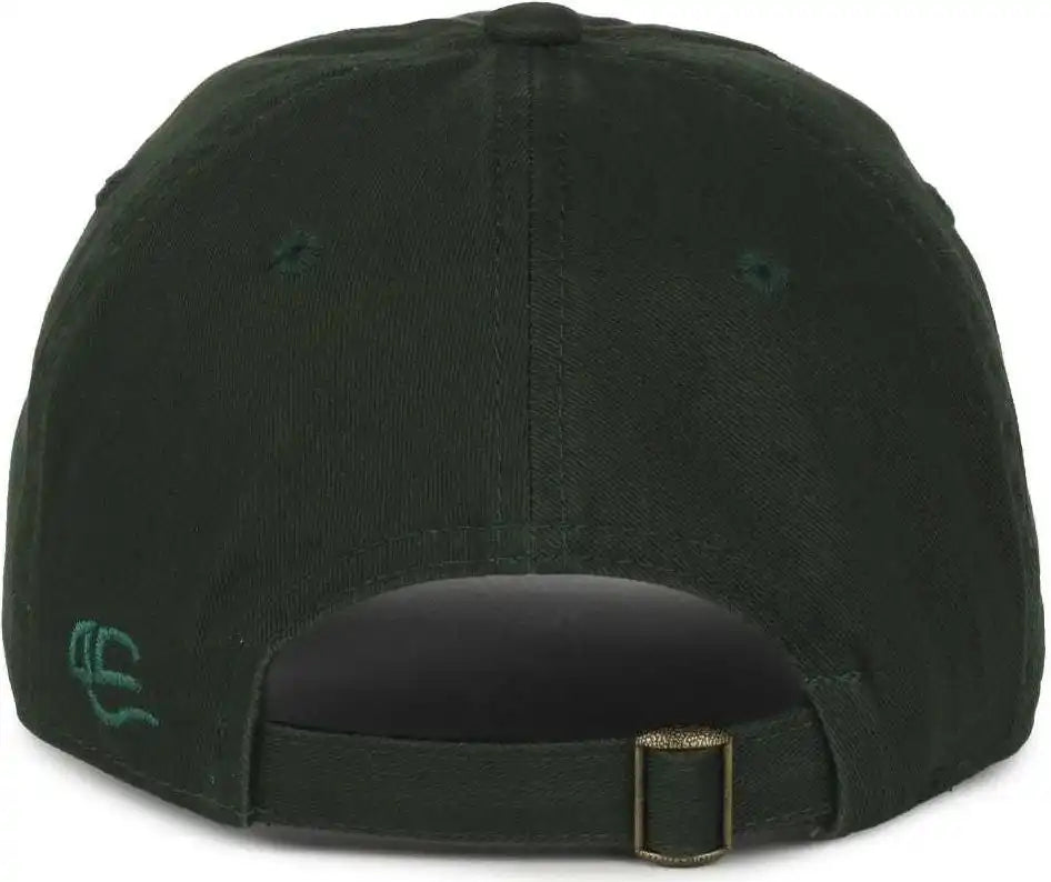 Oc Sports Gwt-111 Adjustable Strap Garment Wash Cotton Cap - Dk Green - Forest / 6 7/8’’ - 7 1/2’’
