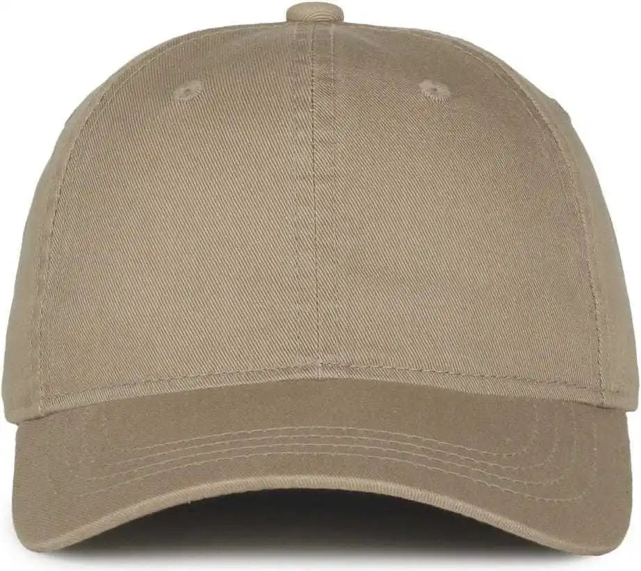 Oc Sports Gwt-111 Adjustable Strap Garment Wash Cotton Cap - Khaki