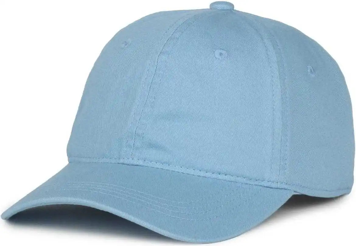 Oc Sports Gwt-111 Adjustable Strap Garment Wash Cotton Cap - Lt Blue - Columbia / 6 7/8’’ - 7 1/2’’