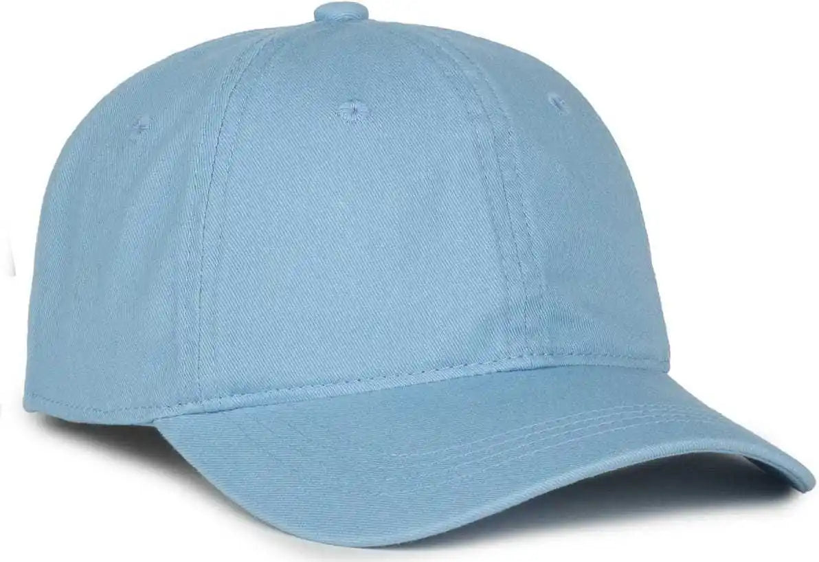 Oc Sports Gwt-111 Adjustable Strap Garment Wash Cotton Cap - Lt Blue - Columbia / 6 7/8’’ - 7 1/2’’
