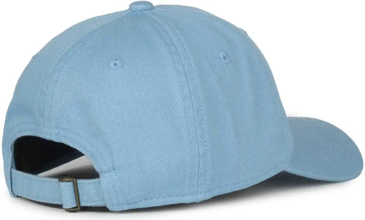 Oc Sports Gwt-111 Adjustable Strap Garment Wash Cotton Cap - Lt Blue - Columbia / 6 7/8’’ - 7 1/2’’
