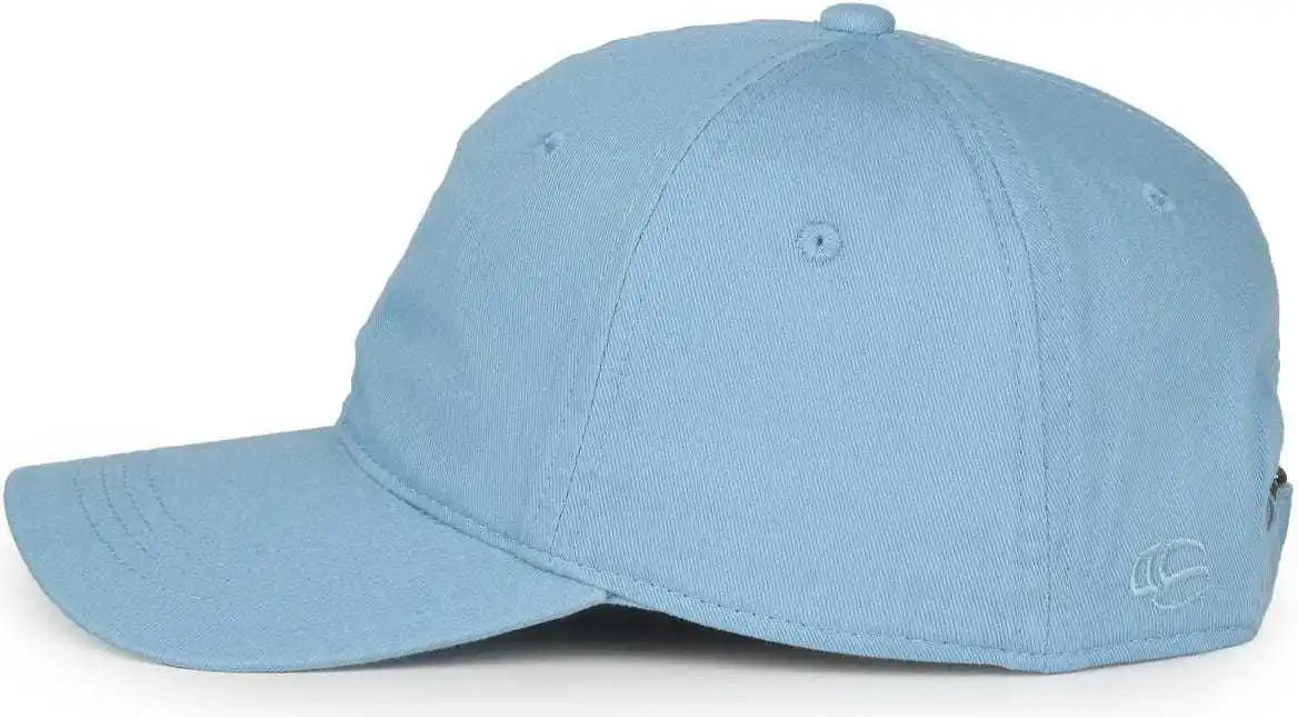 Oc Sports Gwt-111 Adjustable Strap Garment Wash Cotton Cap - Lt Blue - Columbia / 6 7/8’’ - 7 1/2’’