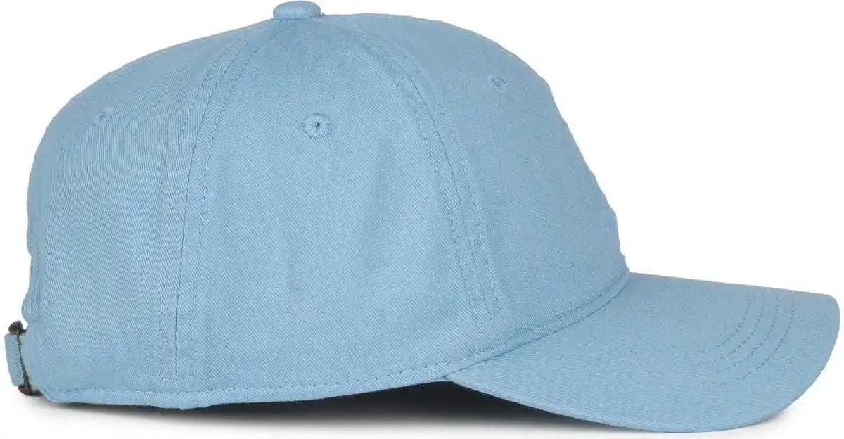 Oc Sports Gwt-111 Adjustable Strap Garment Wash Cotton Cap - Lt Blue - Columbia / 6 7/8’’ - 7 1/2’’