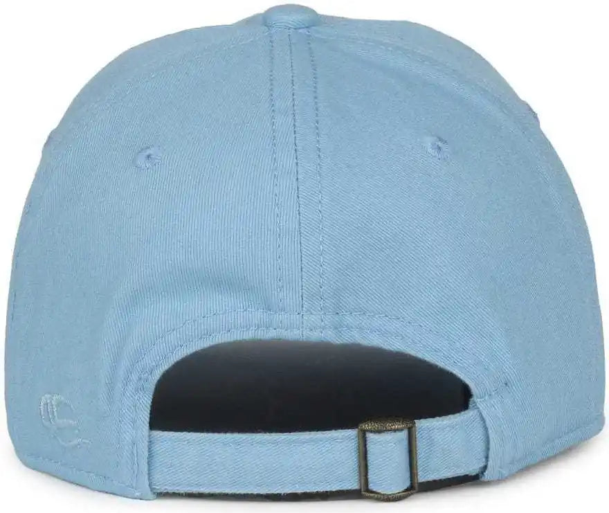 Oc Sports Gwt-111 Adjustable Strap Garment Wash Cotton Cap - Lt Blue - Columbia / 6 7/8’’ - 7 1/2’’