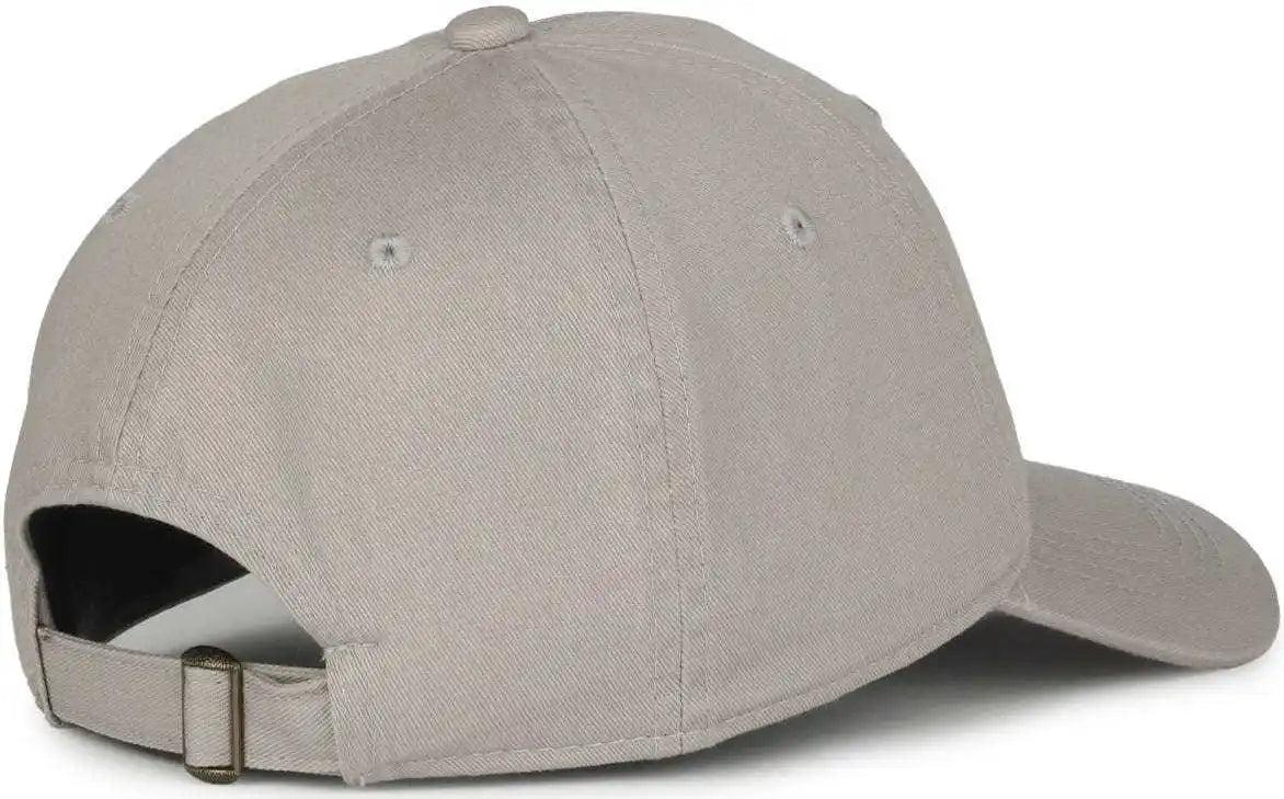 Oc Sports Gwt-111 Adjustable Strap Garment Wash Cotton Cap - Lt Gray - Light / 6 7/8’’ - 7 1/2’’